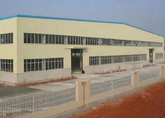 kualitas Gedung Bangunan Cepat gudang baja prefabrikasi / bengkel / struktur baja yang tersusun pabrik