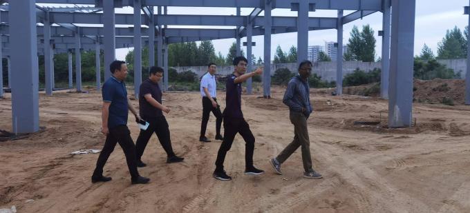 Struktur Baja Prefabrikasi Kekuatan Tinggi Struktur Baja Ringan Gudang 22