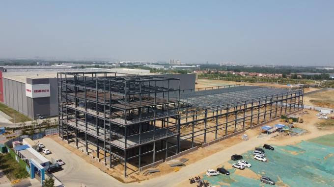 Struktur Baja Prefabrikasi Kekuatan Tinggi Struktur Baja Ringan Gudang 11