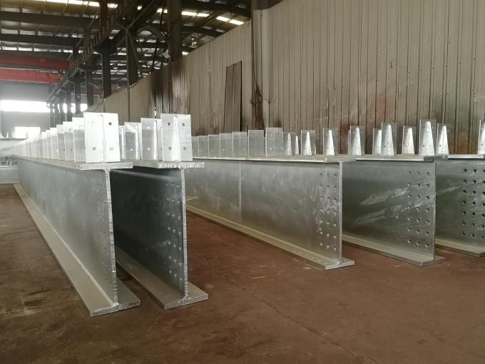 Struktur baja H-Beam Prefab Rumah Unggas Panel Sandwich Isolasi 1