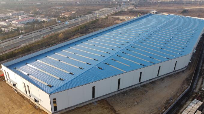 Struktur Baja Prefabrikasi Kekuatan Tinggi Struktur Baja Ringan Gudang 9