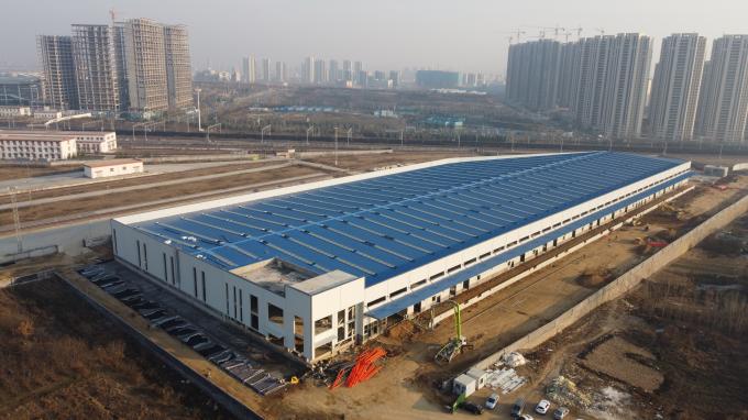 Long-Life Mudah Instalasi Prefabrikasi Struktur Baja Gudang China Pabrik Pasokan Ukuran kecil / besar 2
