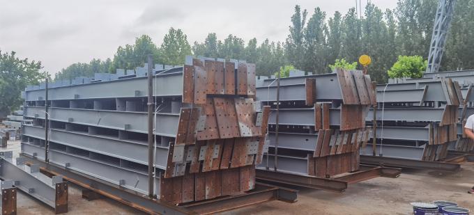 Struktur Baja Prefabrikasi Kekuatan Tinggi Struktur Baja Ringan Gudang 18