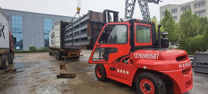 Struktur Baja Prefabrikasi Kekuatan Tinggi Struktur Baja Ringan Gudang 19