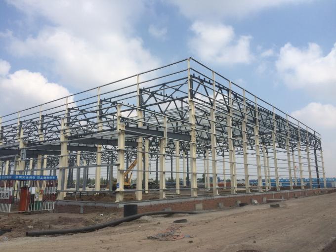 Konstruksi bengkel prefabrikasi baja 2