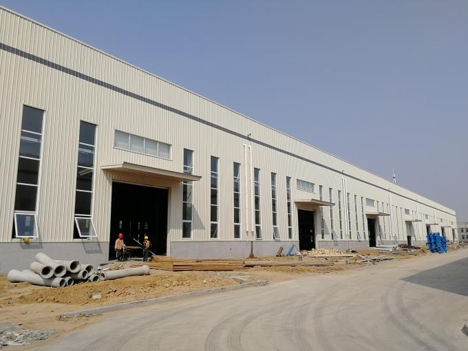 Bangunan Struktur Logam Baja Prefab Bangunan Span Besar 0