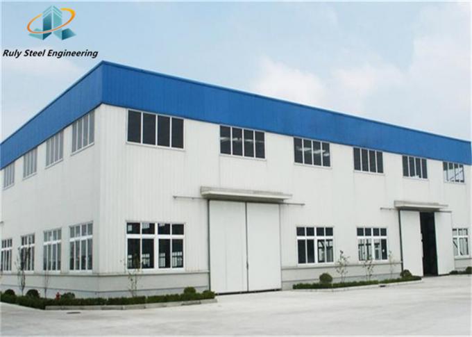 Desain Bebas Bangunan Struktur Baja Prefabrikasi Bahan Bangunan Gudang Besar Span Bangunan Logam Prefabrikasi 0