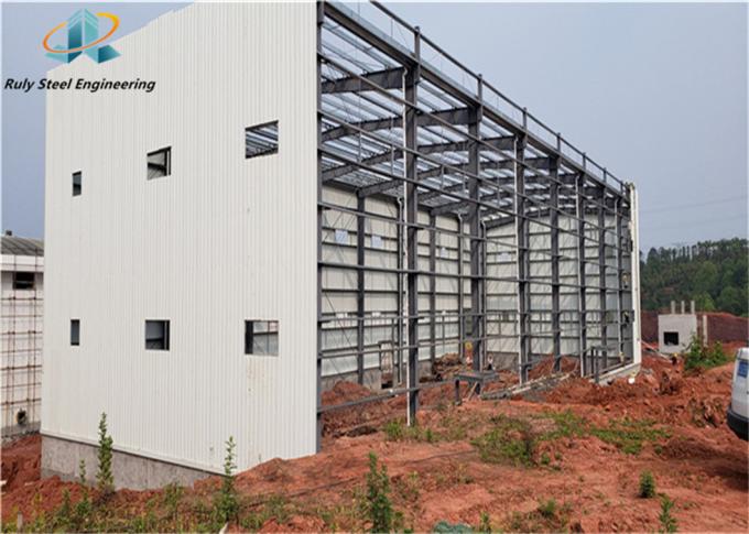 Struktur baja prefabrikasi bertingkat tinggi bangunan konstruksi gudang prefabrikasi besar gudang lokakarya penyimpanan dingin 0