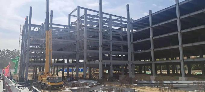 Struktur baja prefabrikasi pabrik tepung bengkel besar rentang desain khusus gudang prefabrikasi dengan dinding batu bata dan gudang 2
